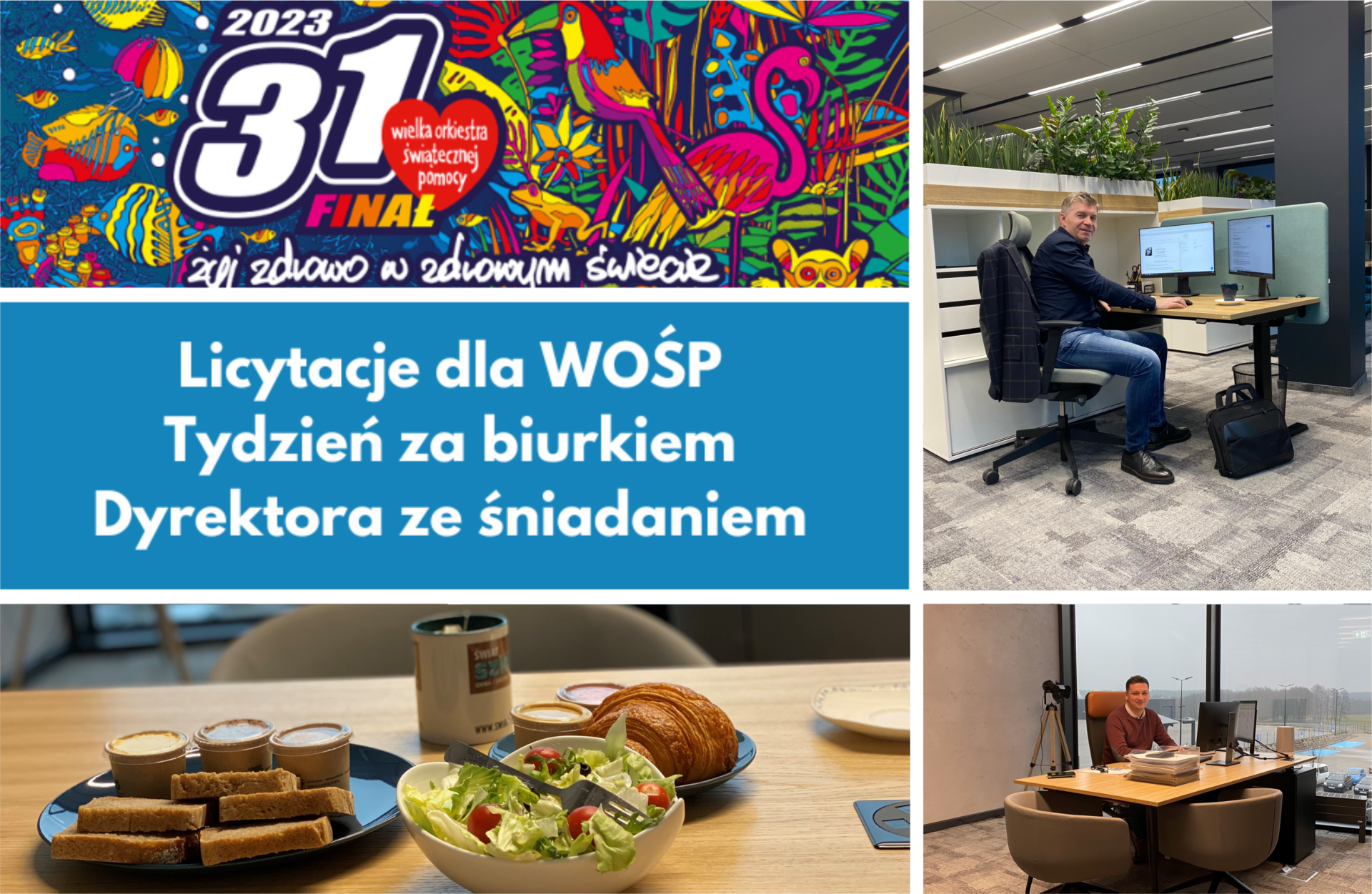 Finał WOŚP - Tydzień w fotelu dyrektora - Wutkowski