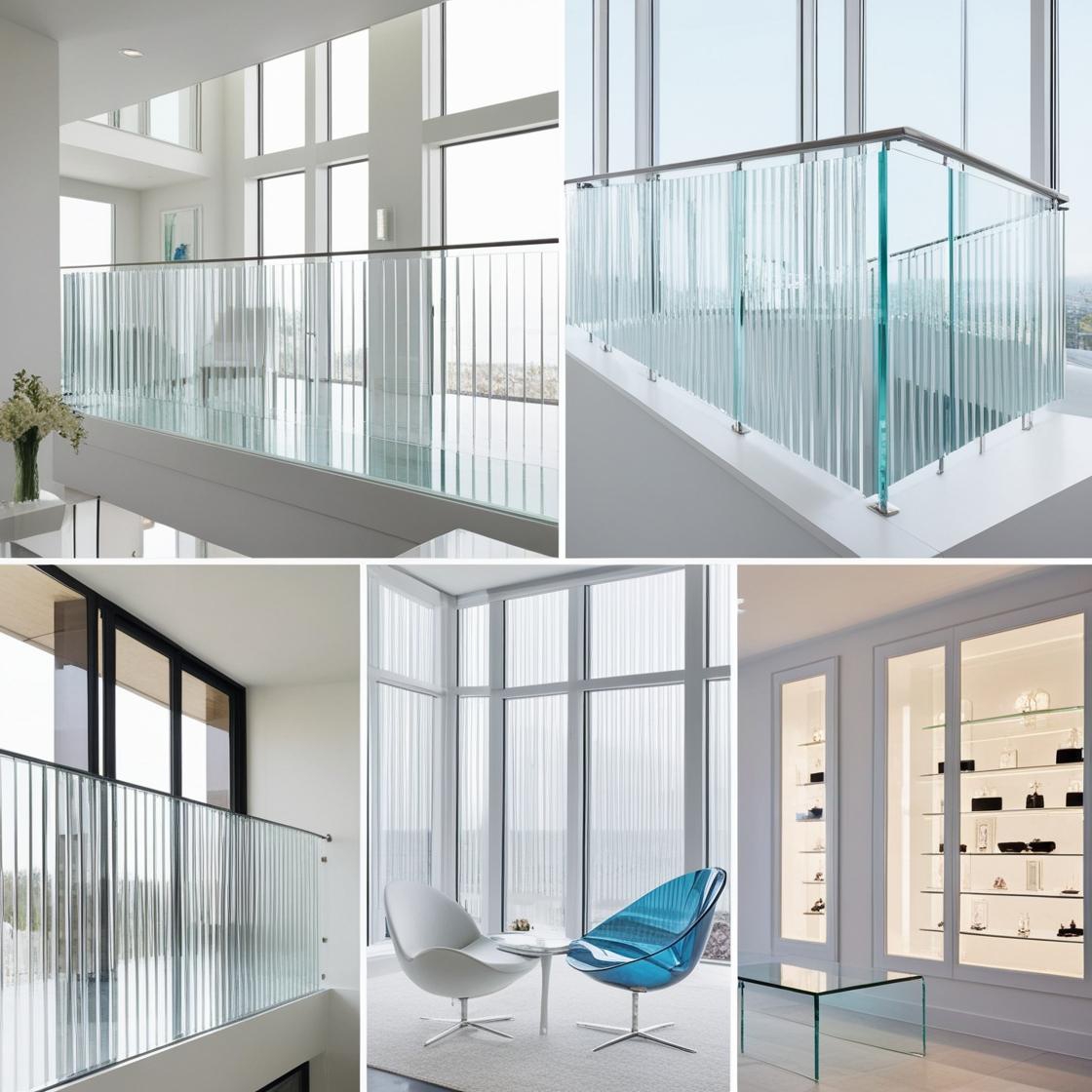 szkło i jego wszechstronne zastosowanie w architekturze i budownictwie, balustrady, meble, witryny
